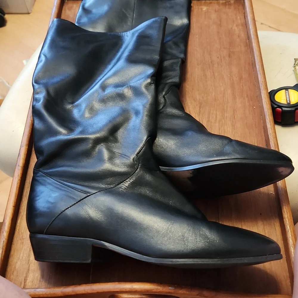 Black Leather Boots